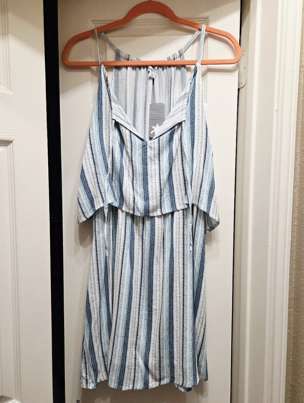 Free People Keyhole Popover Dress
